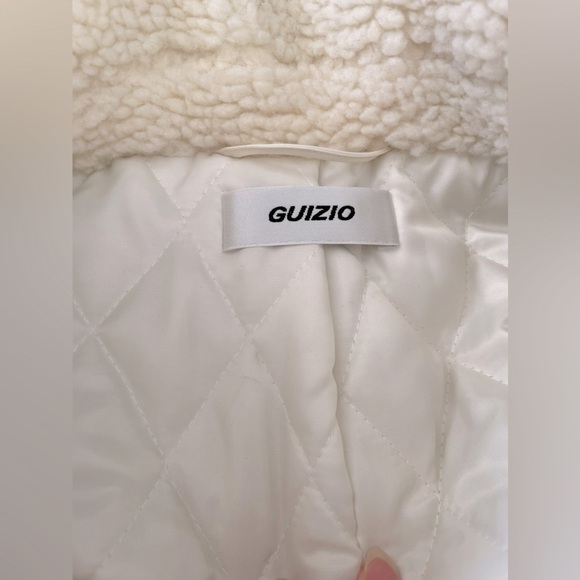 Danielle Guizio Sherpa coat in cream NWOT - Picture 5 of 6